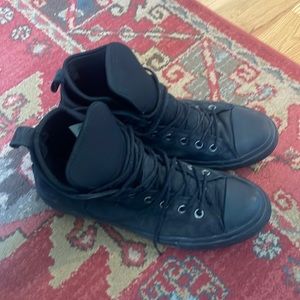 Converse Waterproof Black All Stars